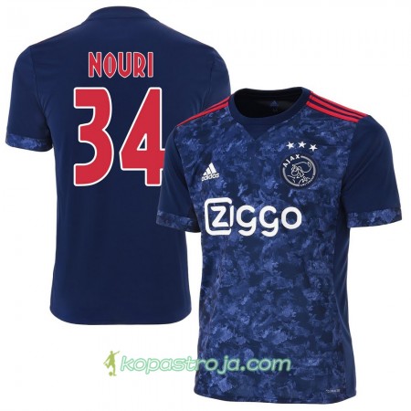 Billiga Fotbollströjor AFC Ajax Nouri 34 Borta tröja 2017/18 Kortärmad