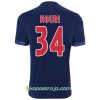 Billiga Fotbollströjor AFC Ajax Nouri 34 Borta tröja 2017/18 Kortärmad