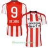 Billiga Fotbollströjor PSV De Jong 9 Hemma tröja 2017/18 Kortärmad