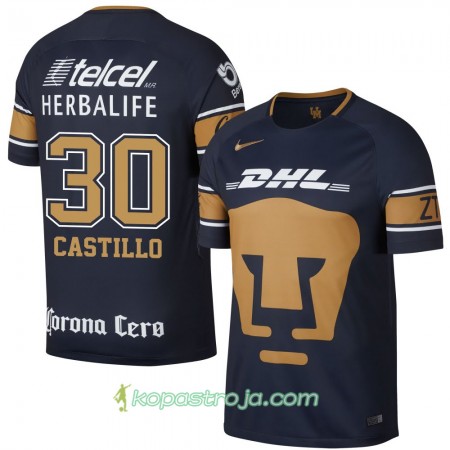 Billiga Fotbollströjor Pumas UNAM Castillo Hemma tröja 2017/18 Kortärmad