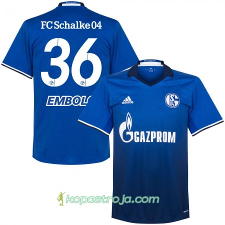 Billiga Fotbollströjor FC Schalke 04 Embolo 36 Hemma tröja 2017/18 Kortärmad