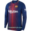 Billiga Fotbollströjor FC Barcelona Hemma tröja 2017/18 Långärmad
