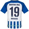 Billiga Fotbollströjor Hertha BSC Ibisevic 19 Hemma tröja 2017/18 Kortärmad