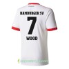 Billiga Fotbollströjor Hamburger SV Wood 7 Hemma tröja 2017/18 Kortärmad