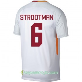 Billiga Fotbollströjor AS Roma Strootman 6 Borta tröja 2017/18 Kortärmad