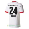 Billiga Fotbollströjor Hamburger SV Sakai 24 Hemma tröja 2017/18 Kortärmad