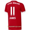 Billiga Fotbollströjor FC Bayern München James 11 Hemma tröja 2017/18 Kortärmad