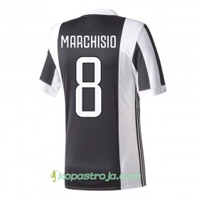 Billiga Fotbollströjor Juventus Marchisio 8 Hemma tröja 2017/18 Kortärmad