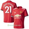 Billiga Fotbollströjor Manchester United Ander Herrera Hemma tröja 2017/18 Kortärmad