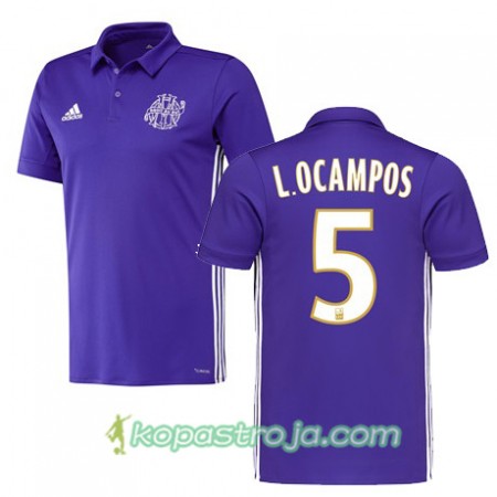 Billiga Fotbollströjor Olympique de Marseille LUCAS OCAMPOS 5 Tredje tröja 2017/18 Kortärmad