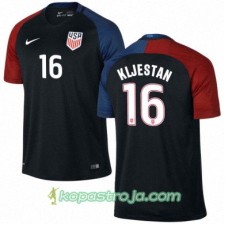 Billiga Fotbollströjor USA SACHA KLJESTAN Borta tröja 2016/17 Kortärmad