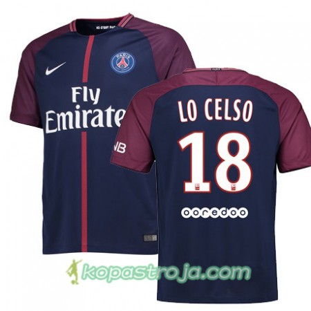Billiga Fotbollströjor Paris SG Giovani Lo Celso 18 Hemma tröja 2017/18 Kortärmad
