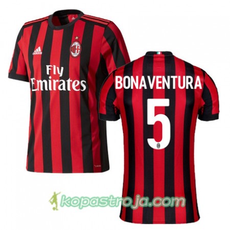 Billiga Fotbollströjor AC Milan BONAVENTURA 5 Hemma tröja 2017/18 Kortärmad