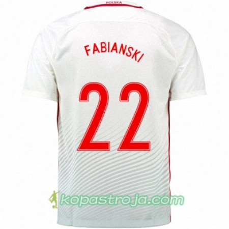 Billiga Fotbollströjor Polen LUKASZ FABIANSKI Hemma tröja Euro 2016