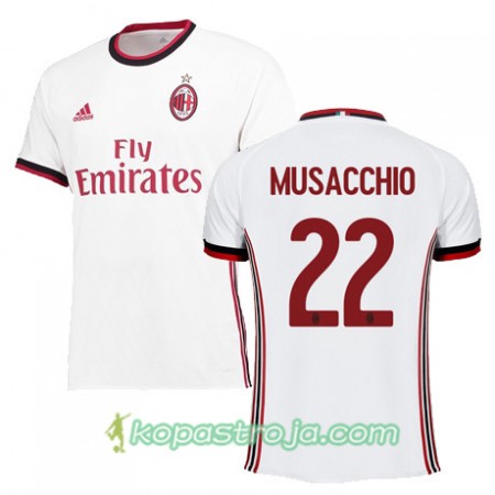 Billiga Fotbollströjor AC Milan MUSACCHIO 22 Borta tröja 2017/18 Kortärmad