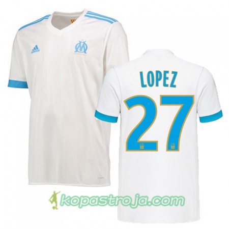 Billiga Fotbollströjor Olympique de Marseille MAXIME LOPEZ 27 Hemma tröja 2017/18 Kortärmad