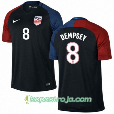 Billiga Fotbollströjor USA CLINT DEMPSEY Borta tröja 2016/17 Kortärmad