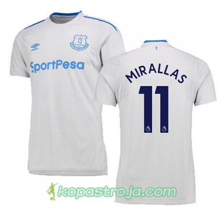 Billiga Fotbollströjor Everton MIRALLAS Borta tröja 2017/18 Kortärmad