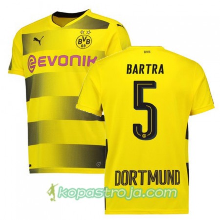 Billiga Fotbollströjor Borussia Dortmund BARTRA 5 Hemma tröja 2017/18 Kortärmad