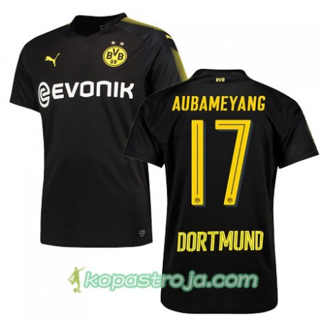Billiga Fotbollströjor Borussia Dortmund AUBAMEYANG 17 Borta tröja 2017/18 Kortärmad