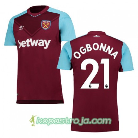 Billiga Fotbollströjor West Ham United OGBONNA Hemma tröja 2017/18 Kortärmad