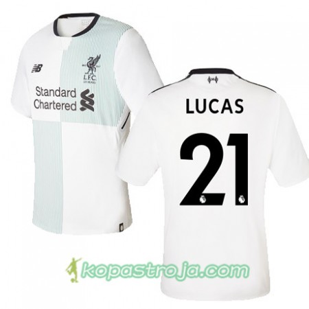 Billiga Fotbollströjor Liverpool LUCAS 21 Borta tröja 2017/18 Kortärmad