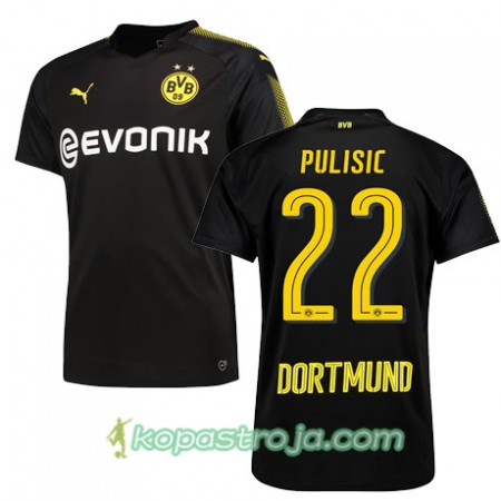Billiga Fotbollströjor Borussia Dortmund PULISIC 22 Borta tröja 2017/18 Kortärmad