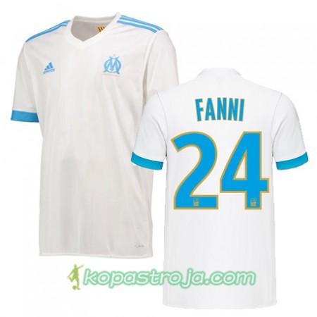 Billiga Fotbollströjor Olympique de Marseille ROD FANNI 24 Hemma tröja 2017/18 Kortärmad