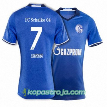 Billiga Fotbollströjor FC Schalke 04 MEYER 7 Hemma tröja 2017/18 Kortärmad
