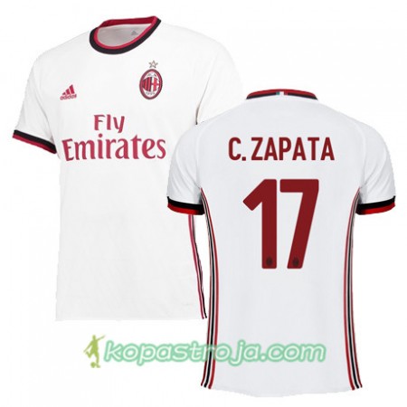 Billiga Fotbollströjor AC Milan ZAPATA 17 Borta tröja 2017/18 Kortärmad