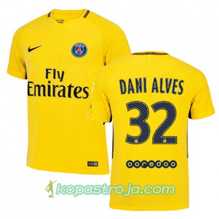 Billiga Fotbollströjor Paris SG DANI ALVES 32 Borta tröja 2017/18 Kortärmad