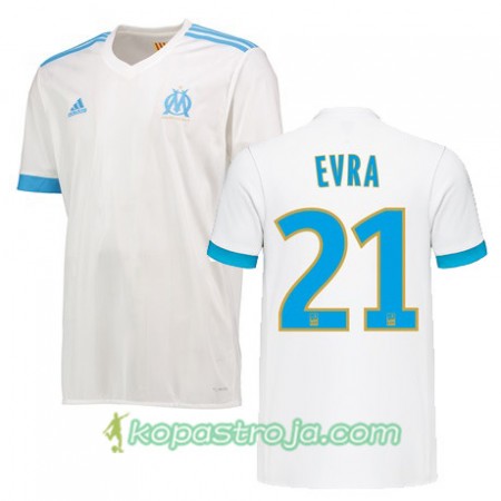 Billiga Fotbollströjor Olympique de Marseille Patrice Evra 21 Hemma tröja 2017/18 Kortärmad