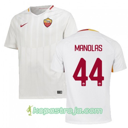 Billiga Fotbollströjor AS Roma MANOLAS 44 Borta tröja 2017/18 Kortärmad