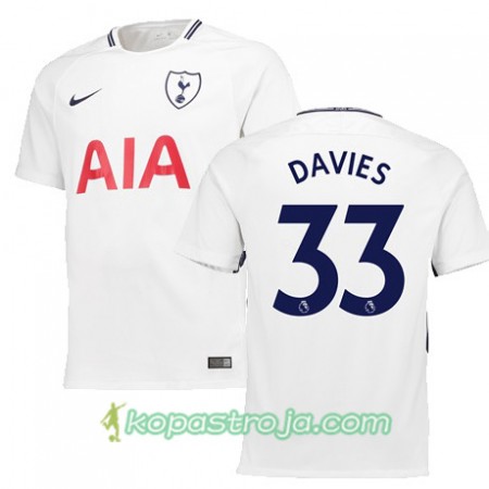Billiga Fotbollströjor Tottenham Hotspur DAVIES 33 Hemma tröja 2017/18 Kortärmad