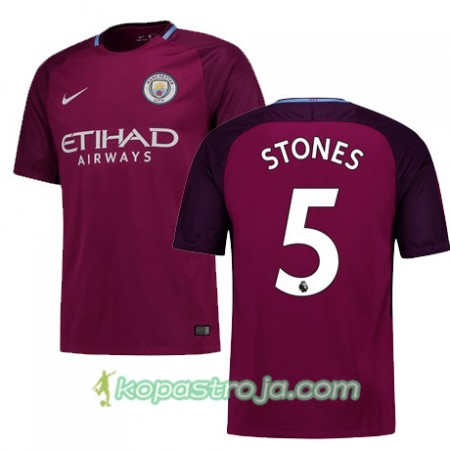 Billiga Fotbollströjor Manchester City STONES 5 Borta tröja 2017/18 Kortärmad