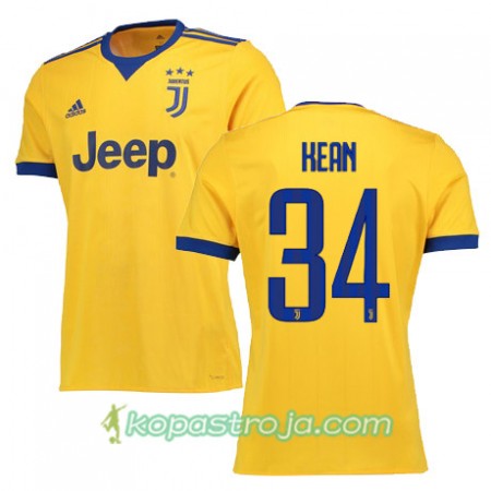 Billiga Fotbollströjor Juventus KEAN 34 Borta tröja 2017/18 Kortärmad