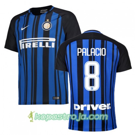 Billiga Fotbollströjor Inter PALACIO 8 Hemma tröja 2017/18 Kortärmad