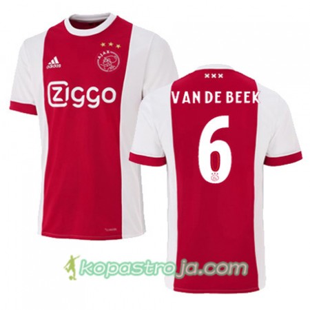 Billiga Fotbollströjor AFC Ajax DONNY VAN DE BEEK 6 Hemma tröja 2017/18 Kortärmad