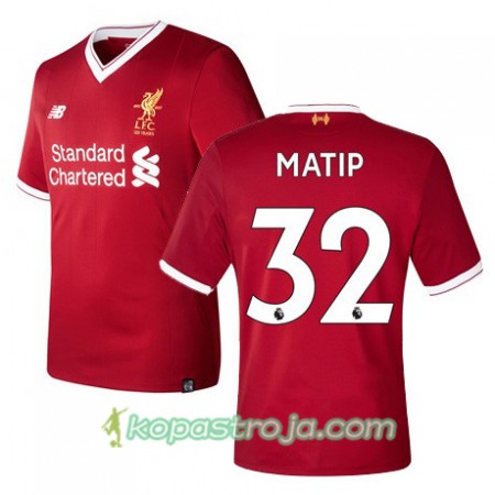 Billiga Fotbollströjor Liverpool MATIP 32 Hemma tröja 2017/18 Kortärmad