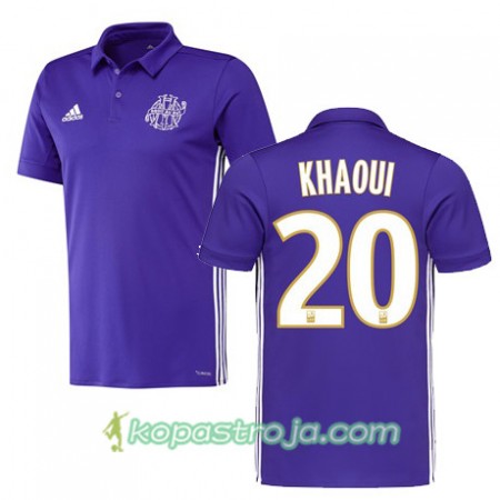 Billiga Fotbollströjor Olympique de Marseille SAIF EDDINE KHAOUI 20 Tredje tröja 2017/18 Kortärmad