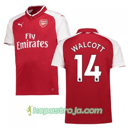 Billiga Fotbollströjor Arsenal WALCOTT 14 Hemma tröja 2017/18 Kortärmad