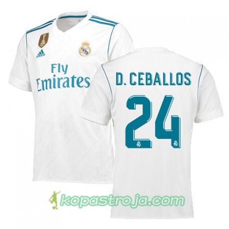 Billiga Fotbollströjor Real Madrid DANI CEBALLOS 24 Hemma tröja 2017/18 Kortärmad