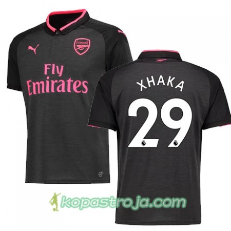 Billiga Fotbollströjor Arsenal XHAKA 29 Tredje tröja 2017/18 Kortärmad