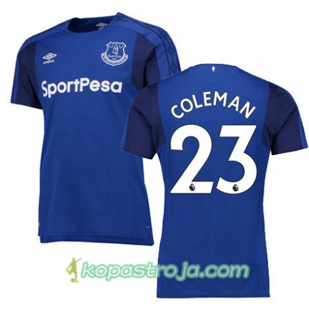 Billiga Fotbollströjor Everton COLEMAN Hemma tröja 2017/18 Kortärmad