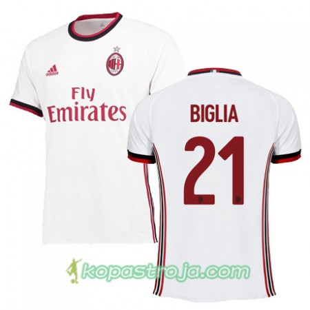 Billiga Fotbollströjor AC Milan BIGLIA 21 Borta tröja 2017/18 Kortärmad