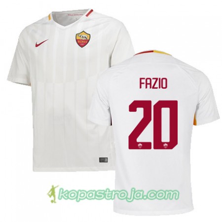 Billiga Fotbollströjor AS Roma FAZIO 20 Borta tröja 2017/18 Kortärmad