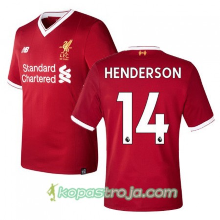 Billiga Fotbollströjor Liverpool HENDERSON 14 Hemma tröja 2017/18 Kortärmad