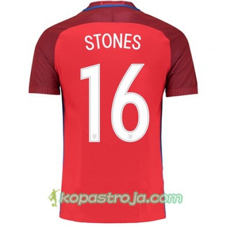 Billiga Fotbollströjor England STONES Borta tröja Euro 2016