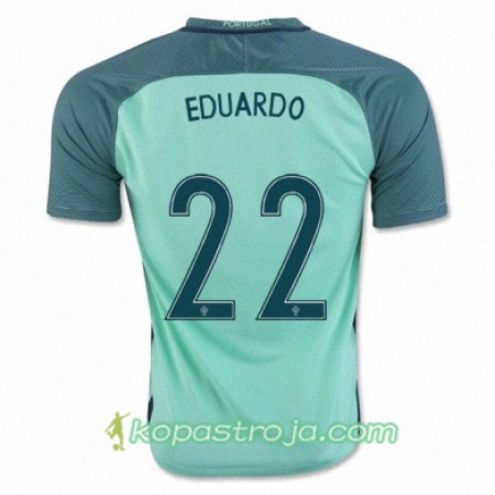 Billiga Fotbollströjor Portugal EDUARDO Borta tröja Euro 2016