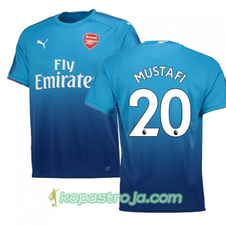 Billiga Fotbollströjor Arsenal MUSTAFI 20 Borta tröja 2017/18 Kortärmad